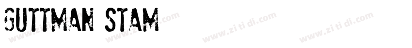 Guttman Stam字体转换